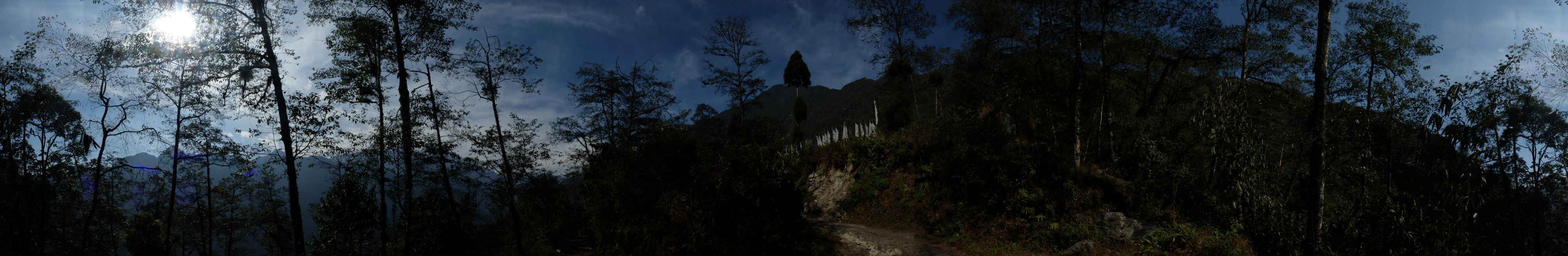 Kusong (North Dzongu, Sikkim) in the forenoon